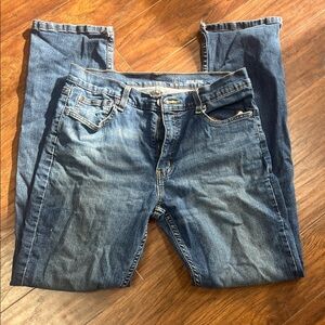 George Men's Straight Fit Blue Jeans